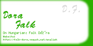 dora falk business card